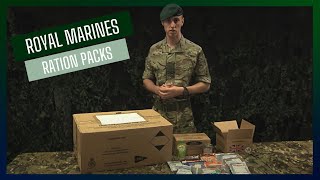 Royal Marines Reserves ration pack demonstration [upl. by Nerradal]