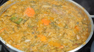 Easy Haitian Legume  Vegetable Stew Recipe [upl. by Ennovad881]