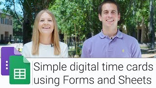Digital Time Card using Forms and Sheets [upl. by Dickinson]