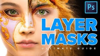 How to use PHOTOSHOP LAYER MASKS  7 TRICKS with masks [upl. by Dulcinea824]