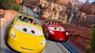 NEW RADIATOR SPRINGS RACERS  4K 60FPS  Slot Car Racing Attraction  California Adventure [upl. by Franklin640]