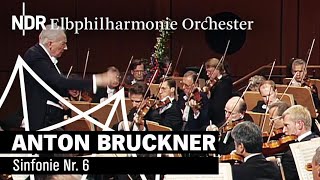 Anton Bruckner Sinfonie Nr 6 mit Günter Wand 1996  NDR Elbphilharmonie Orchester [upl. by Ymac]