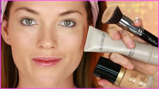 How to Apply Foundation For Beginners with a Foundation Brush [upl. by Rheingold]