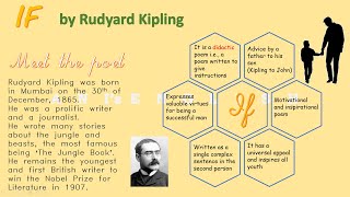 Explanation of the poem quotIf—quot by Rudyard Kipling Part 1 [upl. by Irby686]