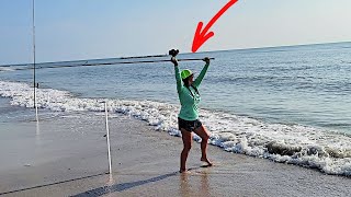 How To Cast A Surf Fishing Rod For Distance amp Accuracy [upl. by Arrotal]