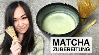 Matcha Zubereitung  Matcha Tee Wirkung [upl. by Ardiekal500]