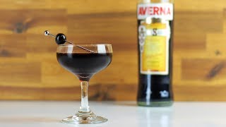 BLACK MANHATTAN Cocktail Recipe  L😍VE IT [upl. by Landis]