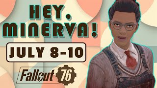 Fallout 76 Minerva Location and Plans  July 810 [upl. by Resa646]