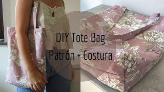 PATRÓN Y COSTURA  Tote Bag con Bolsillo  ¡¡SORTEO Cerrado [upl. by Ahseined836]