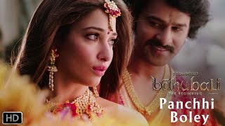 Panchhi Bole  Romantic Song  Baahubali  The Beginning  Prabhas Tamannaah [upl. by Joshuah]