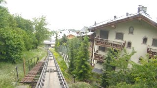 ★ 4K 🇨🇭Longest funicular in Switzerland Montana  Sierre Cab ride 062020 [upl. by Osei]