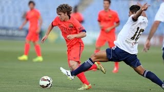 Alen Halilovics debut with FC Barcelona [upl. by Tima583]