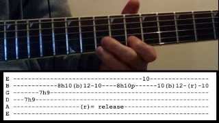 Arctic Monkeys  Arabella  Solo lesson with tabs [upl. by Eicul]