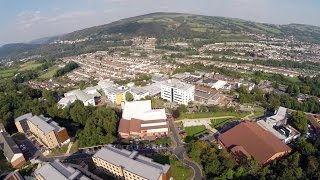 Pontypridd Campus Aerial Tour  University of South Wales [upl. by Deeas848]