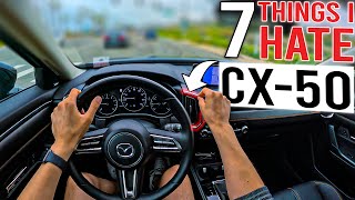 7 Things I HATE About the Mazda CX50 LongTerm Owners Review [upl. by Enale]