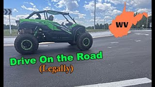 How to Make Your UTV or ATV Street Legal in West Virginia Laws Rules amp Regulations [upl. by Killy323]