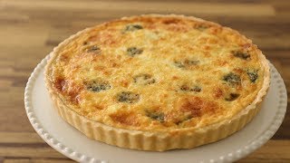 Spinach and cheese Quiche Recipe [upl. by Dare]