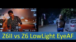 Nikon Z6II vs Z6  Low Light Autofocus Test 2023 [upl. by Waring933]