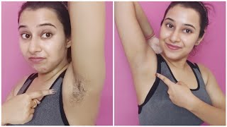 How to clean underarms  How to remove hairs from underarms at home  Underarms hair removal [upl. by Vine]