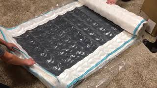 Review of a Linenspa 8quot Memory Foam Innerspring Hybrid Mattress Twin XL Full Queen King How to unbox [upl. by Parette]