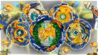 ALL FAFNIR EVOLUTION GEN BATTLE Vanish Fafnir VS Fafnir Evolutions Beyblade Burst Dynamite Battle [upl. by Swainson]