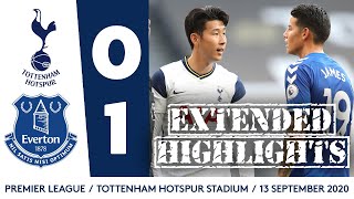 EXTENDED HIGHLIGHTS TOTTENHAM 01 EVERTON [upl. by Hiett]