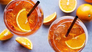 How To Make A Classic Aperol Spritz Cocktail  StayHome With John Cusimano [upl. by Juline]