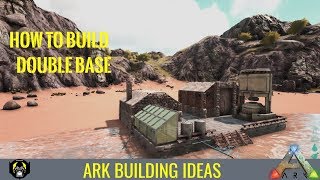 HOW TO BUILD A PVE DOUBLE BASE RAGNAROCK  ARK SURVIVAL [upl. by Caravette]