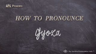 How to Pronounce Gyoza Real Life Examples [upl. by Aiekat]