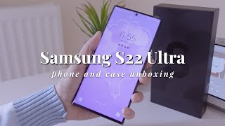 Unboxing  Samsung S22 Ultra Design Camera  Smart LED View Cover Aesthetic [upl. by Dnomzed287]