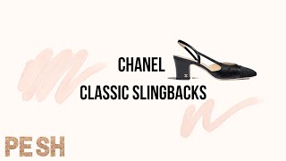 CHANEL  Black Slingbacks [upl. by Aihsal]