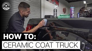 How To Ceramic Coat amp Maintain Your Truck  Chemical Guys [upl. by Alvera]