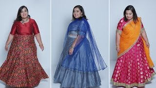 How To Style Lehengas  Plus Size Fashion Series by Prerna Adsul [upl. by Gizela]