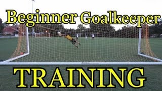 Beginner Goalkeeper Training Basic Foundations of Goalkeeping [upl. by Aihpled]