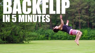 Learn How to Backflip in 5 Minutes  ASAP [upl. by Salkin170]