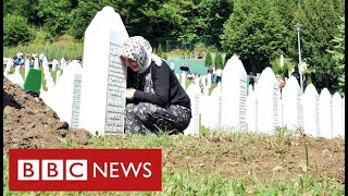 25 years after Srebrenica massacre genocidedenial lives on  BBC News [upl. by Anayhd]