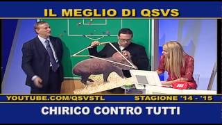 QSVS  CHIRICO CONTRO TUTTI  RIVOLTA IN STUDIO  TELELOMBARDIA [upl. by Berfield]