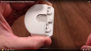 How to Replace Batteries in an Interlogix Motion Sensor [upl. by Gennie]