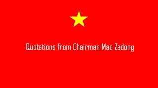 Quotations from Chariman Mao Full Audiobook The Little Red Book [upl. by An]