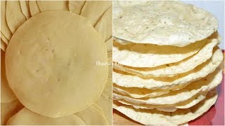 How to make Urad Papad or Papadam or Poppadoms  Start to finish [upl. by Flaherty]