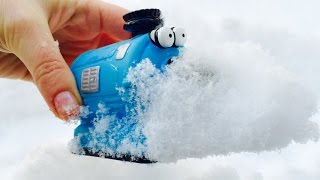 NOO NOO Toy Snow Plowing In Winter [upl. by Gerg312]