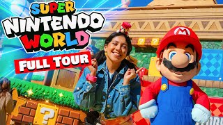 Super Nintendo World FULL TOUR at Universal Studios Hollywood  It was Awesome [upl. by Kimmie]