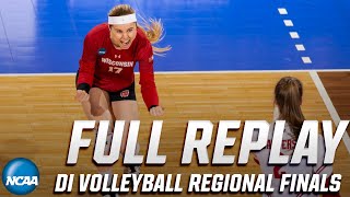 Wisconsin vs Nebraska 2019 NCAA womens volleyball regional final  FULL REPLAY [upl. by Divadnahtanoj890]