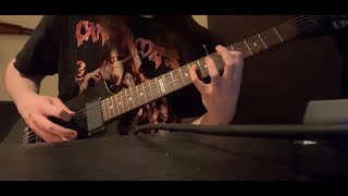 Cannibal Corpse  Evisceration Plague Guitar Cover [upl. by Lexine]