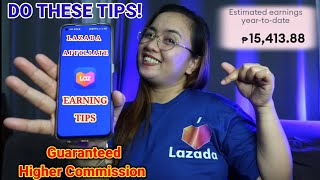 Lazada Affiliate HIGHER COMMISSION TIPS  LazadaPhilippines [upl. by Anihc]