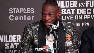 DEONTAY WILDERS FULL POST FIGHT PRESS CONFERENCE  WILDER VS FURY POST FIGHT [upl. by Zondra842]