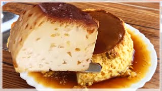 FLAN DE LECHE CONDENSADA CON SOLO 3 INGREDIENTES extremadamente delicioso [upl. by Xenophon550]