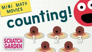 Counting  Mini Math Movies  Scratch Garden [upl. by Ecinahc]