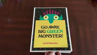 📗 Kids Book Read Aloud GO AWAY BIG GREEN MONSTER by Ed Emberley [upl. by Yrrag]