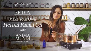 DIY  Herbal Facial Oil with Anima Mundi [upl. by Eniotna]